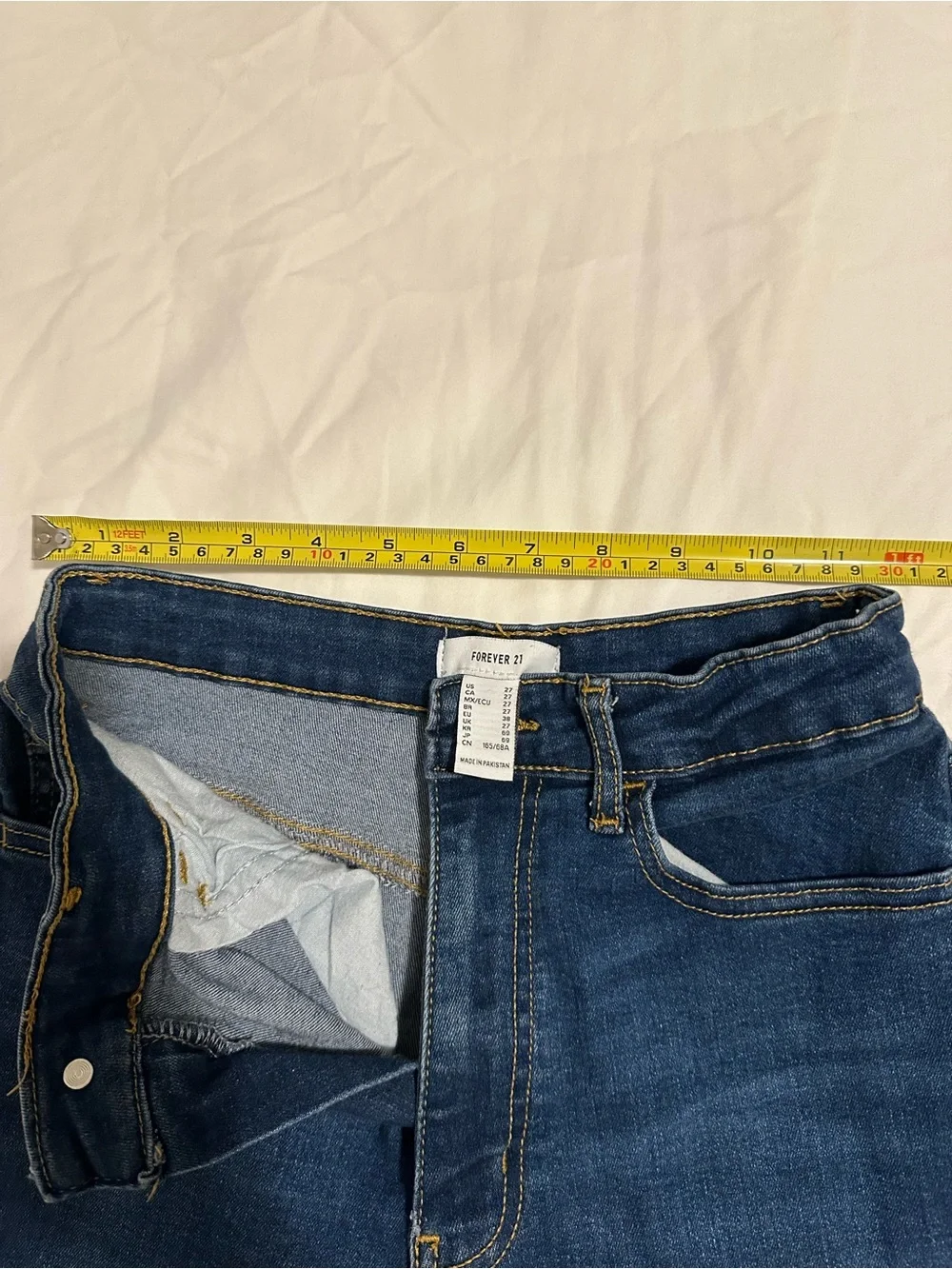 Forever 21 Dark Blue Skinny Jeans - Picture 4 of 6